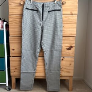 Urban Outfitters Black and White Ankle Cropped Pants